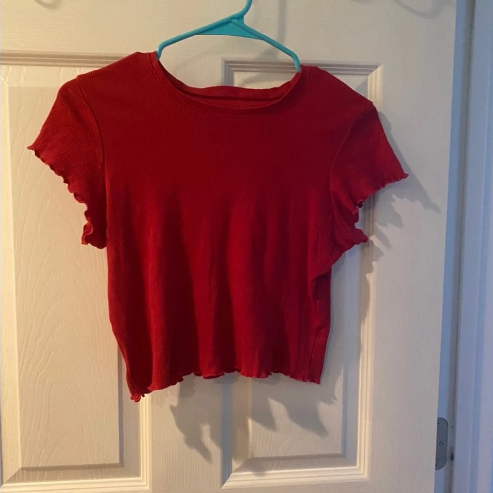 Brandy Melville Ruffled Top